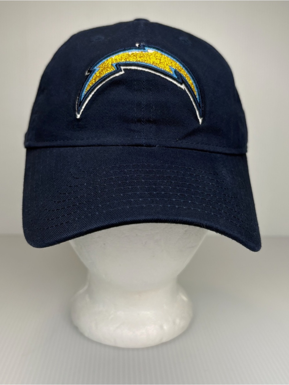 LA Chargers NFL Bolt Logo Football Adjustable Hat Blue Gold Baseball Cap Casual